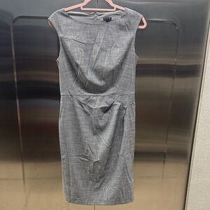 Ann Taylor Gray Midi Dress